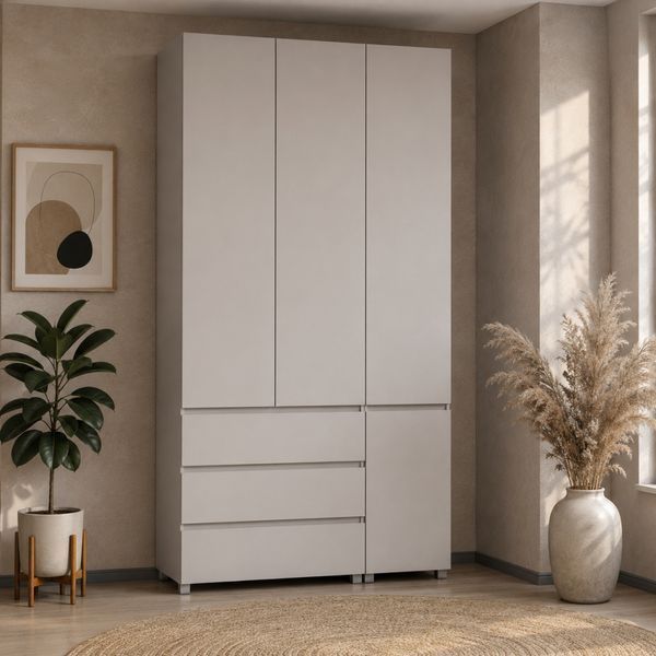 Шафа для спальні та передпокою &laquo;Капрі&raquo; №19, 120&times;230&times;52 см кашемір (01906) 54400580 фото