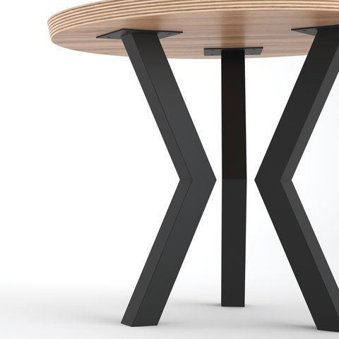 Ножка для журнального стола из металла,H=450mm, 176&times;100mm (труба: 40x40x1,2mm) 1114 фото