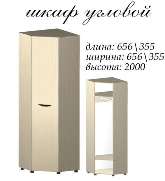Прихожая угловая Аякс Мастер Форм 115,6&times;3 7,6&times;200 см &mdash; комплект с зеркалом и шкафом антрацит 21925/21926 фото